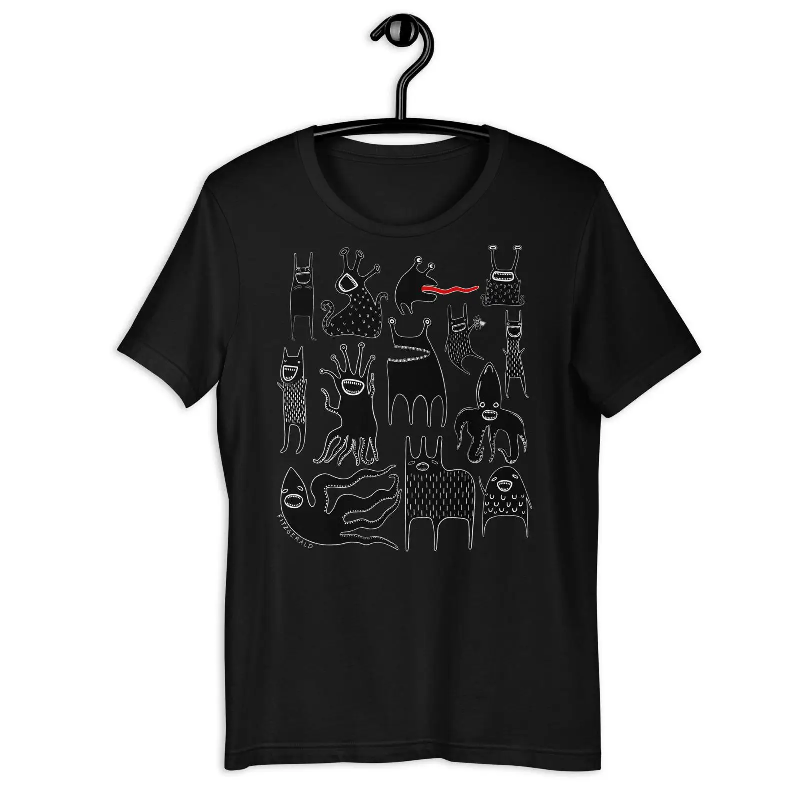Quirky Vintage Fashion - Kawaii Goth Monster T Shirt Quirky