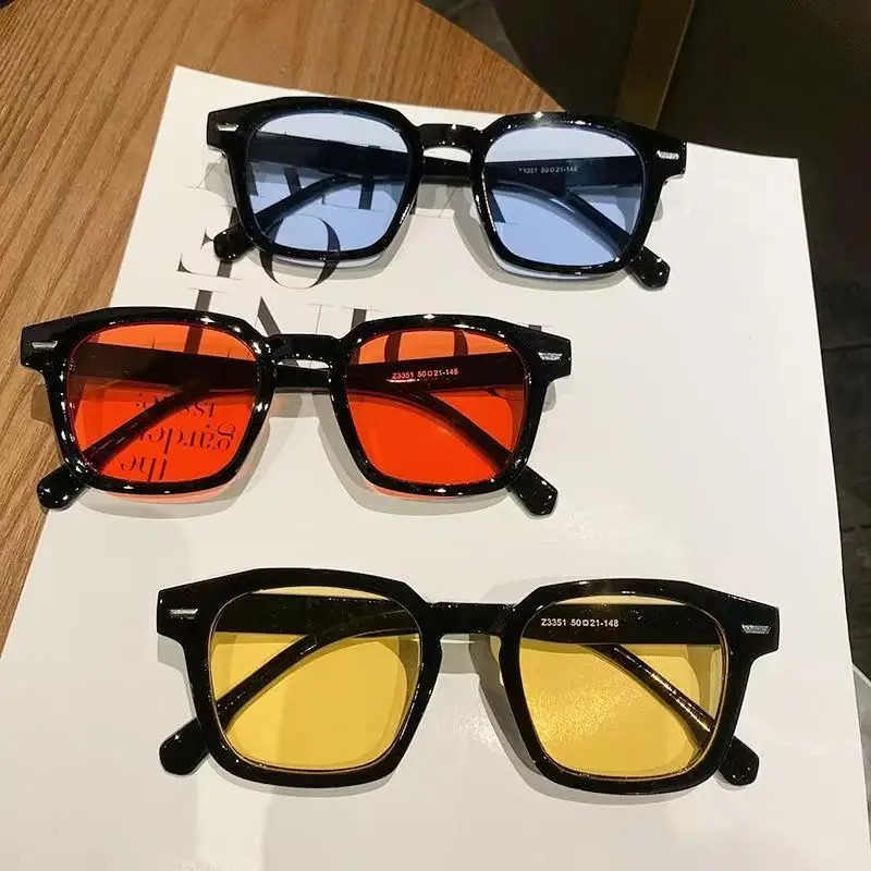 Vintage Outdoor Fashion - Men Rectangle Vintage Sunglasses Fashion Design