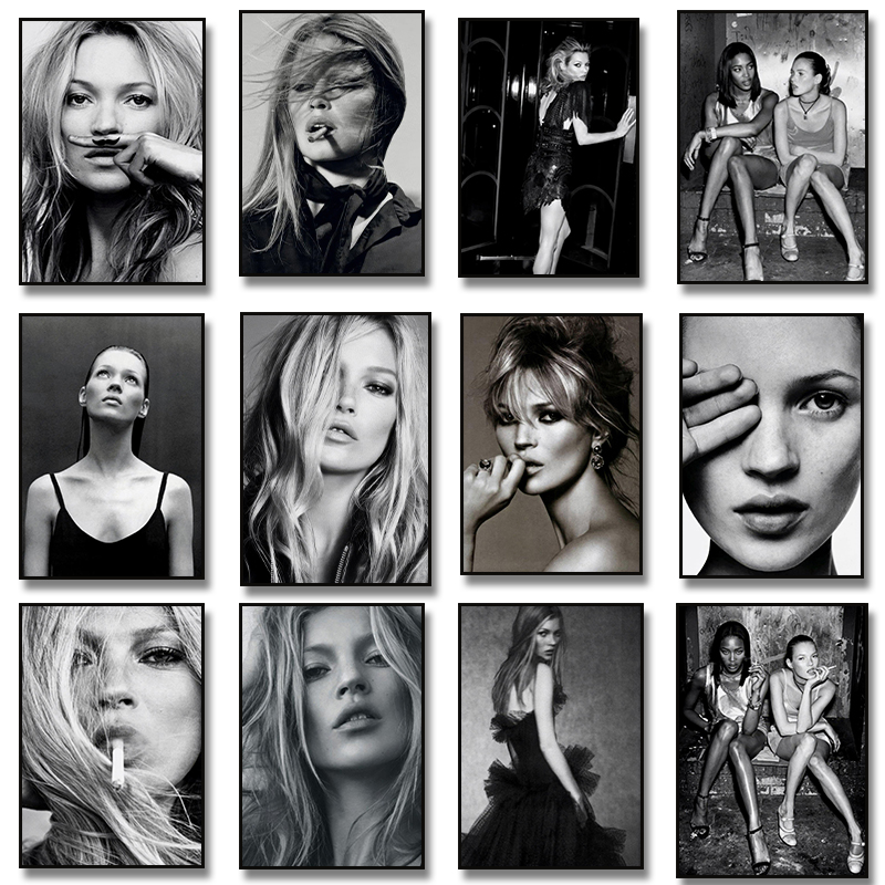 Vintage Fashion Photography - Vintage Retro Photography Kate Moss Smoking