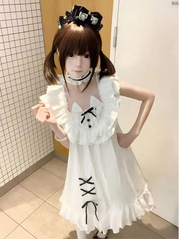 Kawaii Lace Dress Women Fashio - Vintage Fashion In 2025 评论和价格