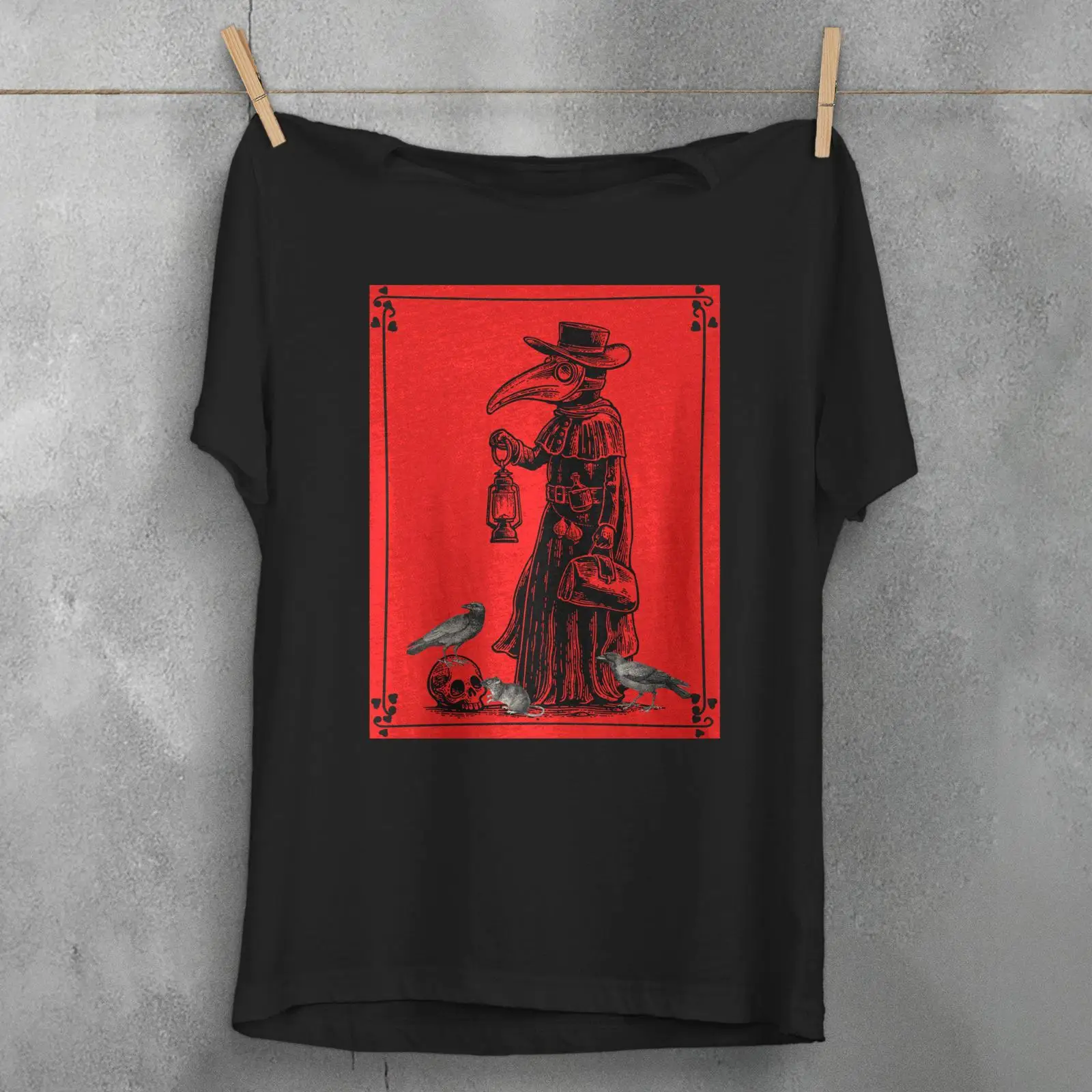 Plague Doctor T Shirt Gothic H - Vintage Fashion History 评论和价格