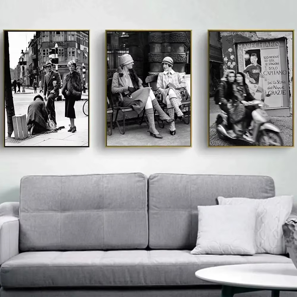 Fashion Black And White Vintag - Vintage Fashion Photography 评论和价格