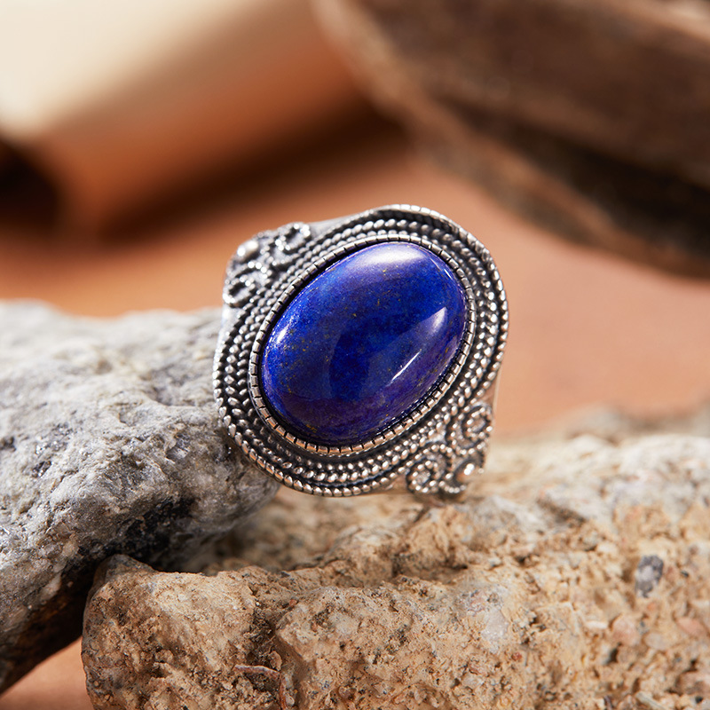 Retro Silver Plated  8*10MM Na - Vintage Fashion Look 评论和价格