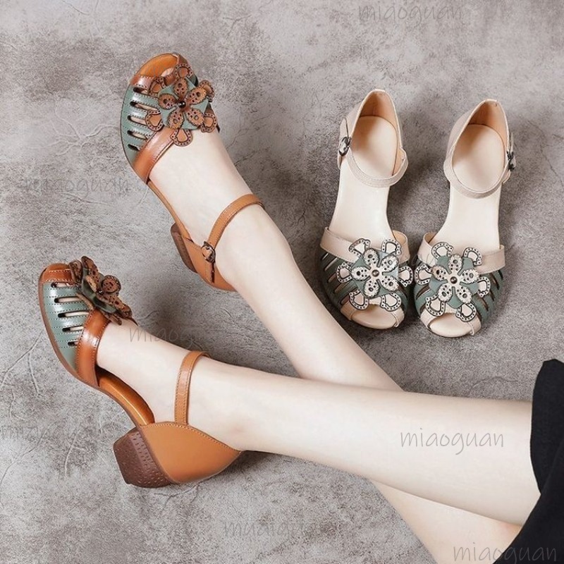 Women's Vintage Peep Toe Gladi - Vintage Outdoor Fashion 评论和价格