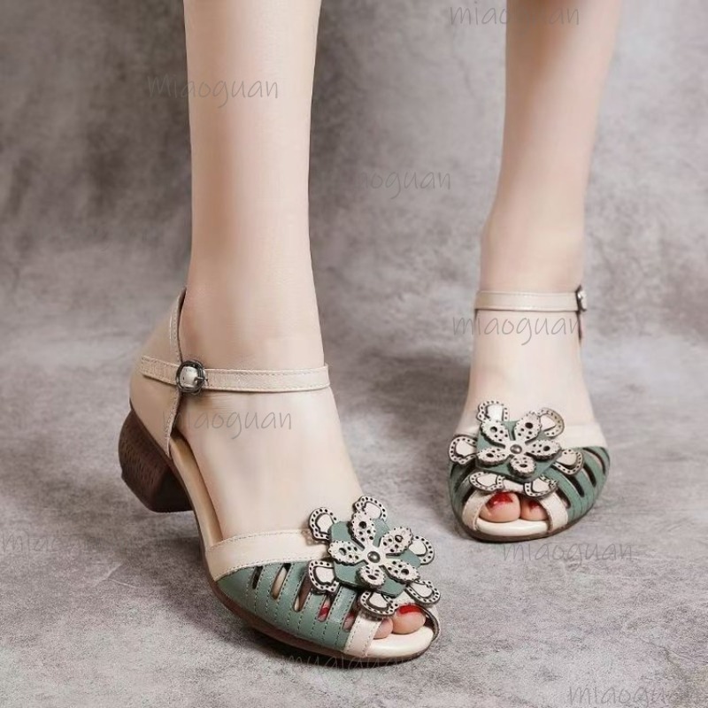 Women's Vintage Peep Toe Gladi - Vintage Outdoor Fashion 评论和价格