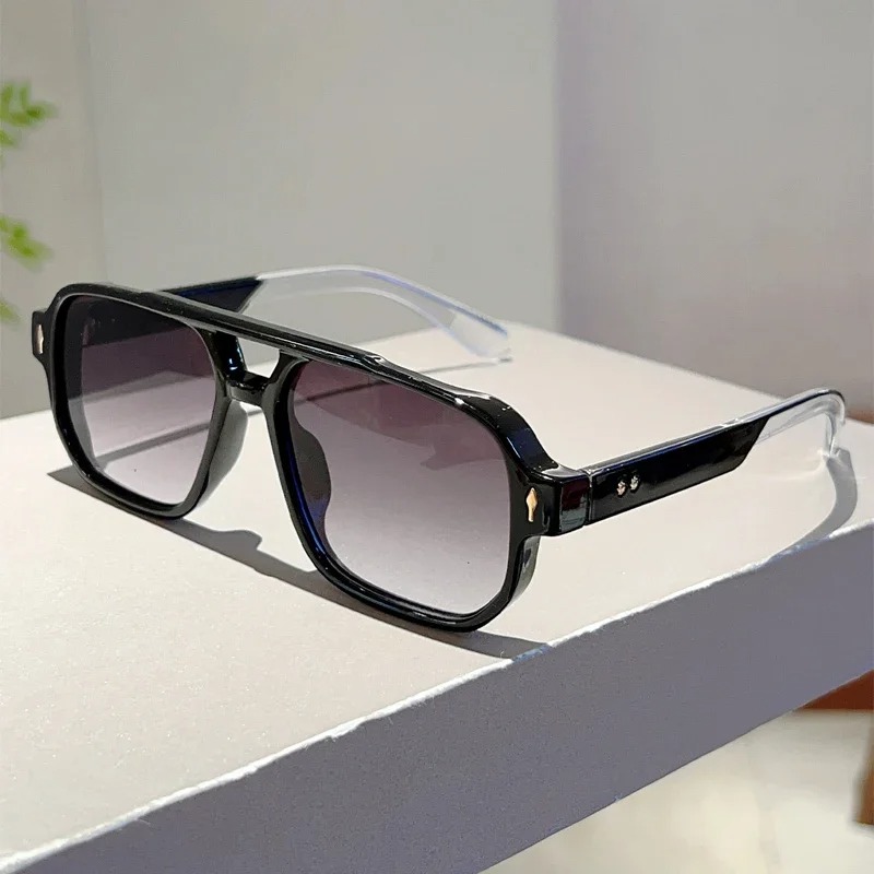New Vintage Double Bridges Squ - Vintage Outdoor Fashion 评论和价格
