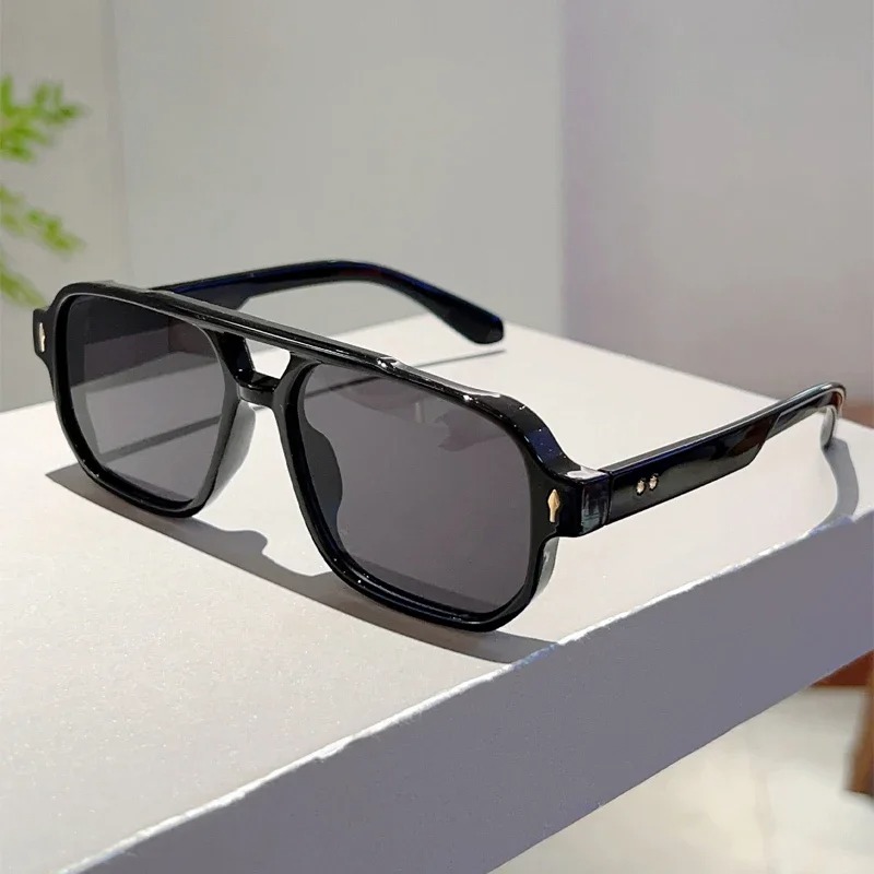 New Vintage Double Bridges Squ - Vintage Outdoor Fashion 评论和价格