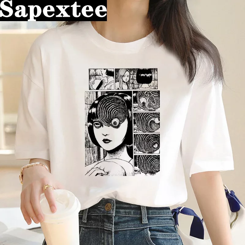 junji ito t-shirt women haraju - Tie Dye Shirt Vintage 评论和价格