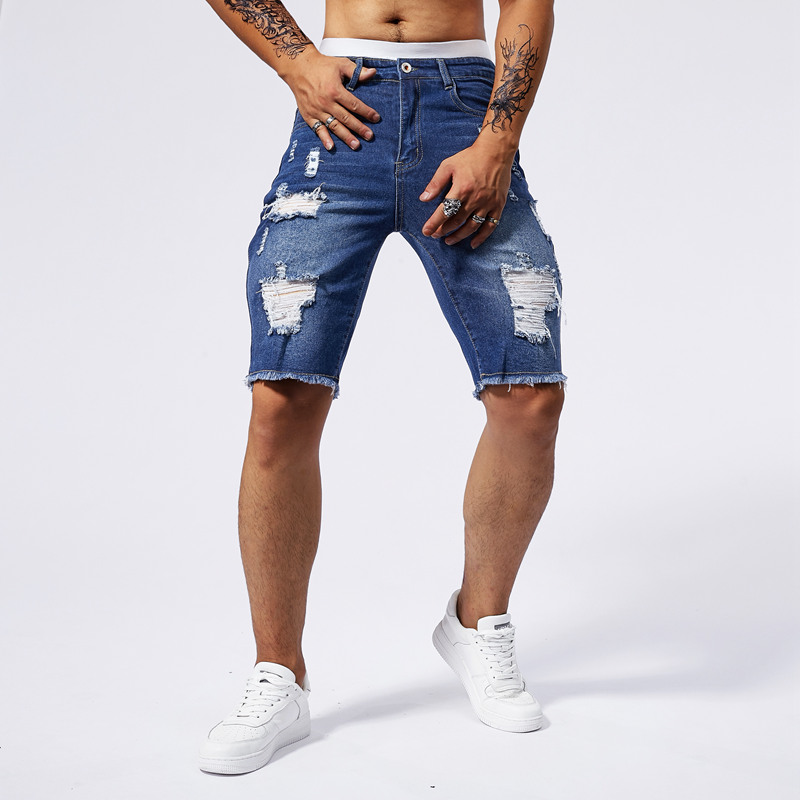 2025 Summer New Men's Ripped D - Vintage Fashion In 2025 评论和价格