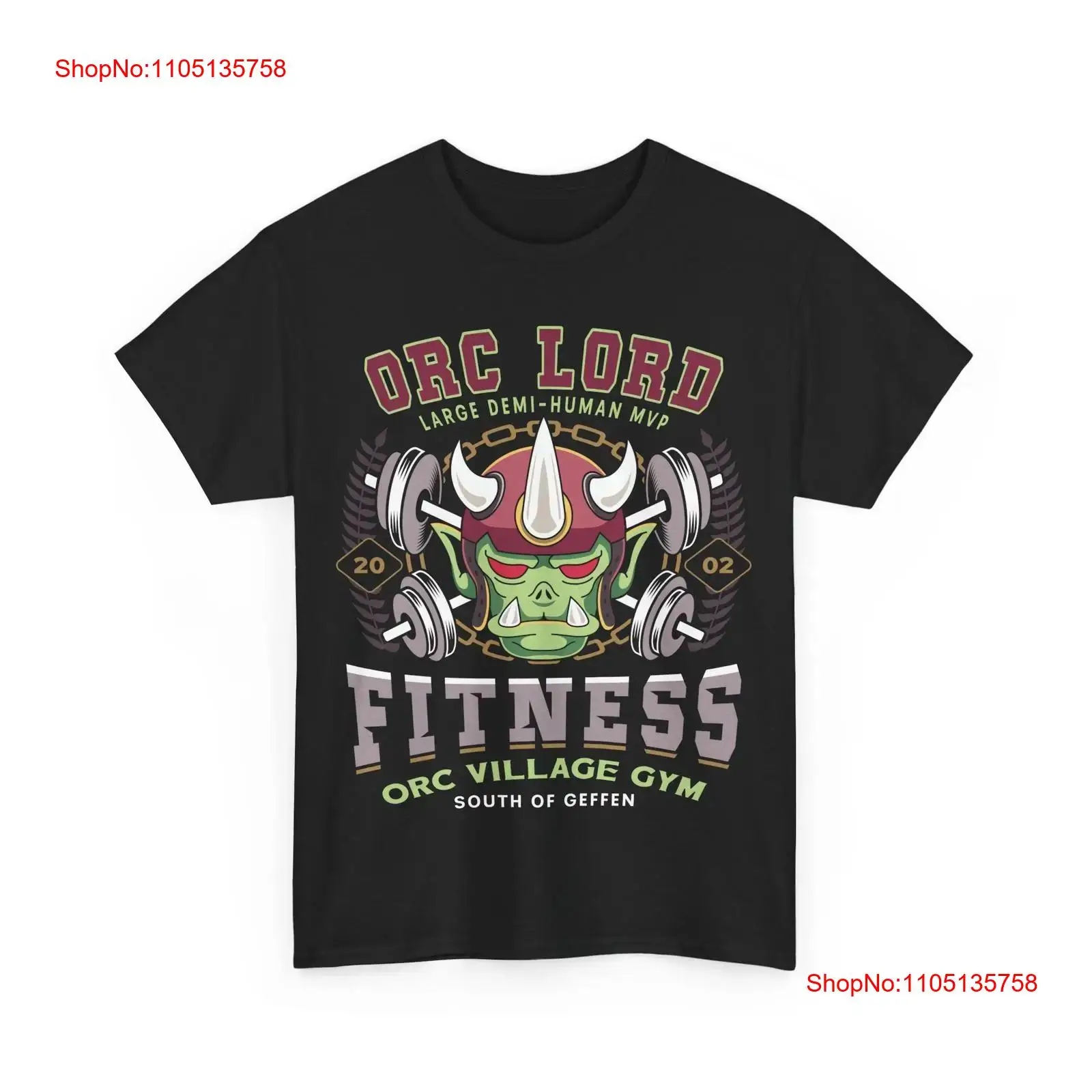 Geffen Orc Village Fitness T S - Vintage Fashion Videos 评论和价格