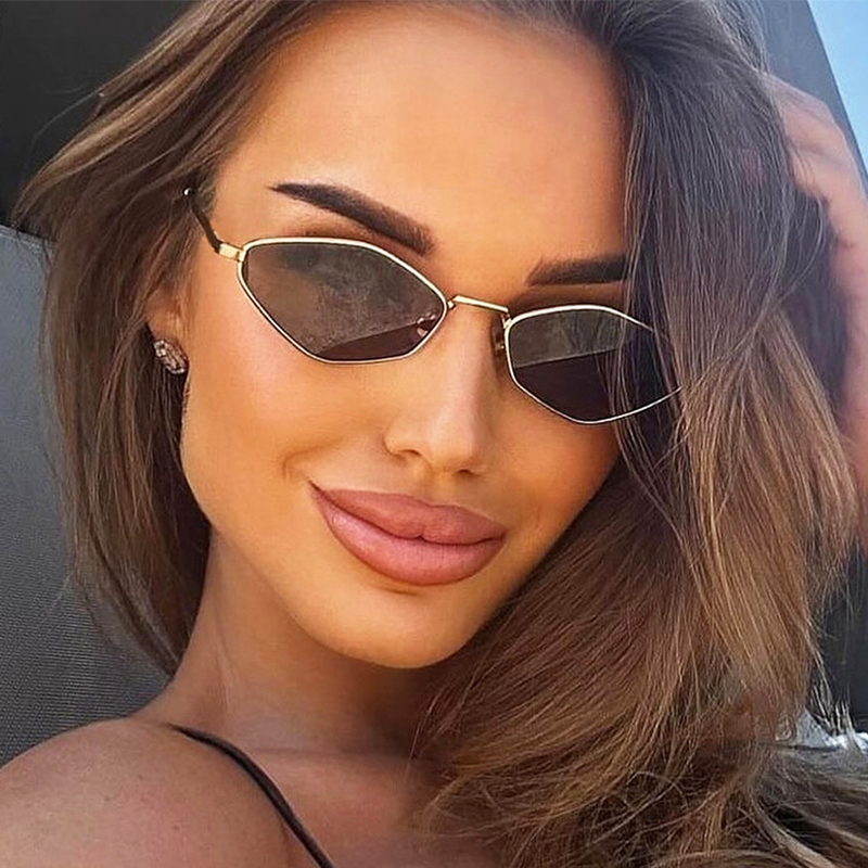 Trendy Polygonal Small Sunglas - Vintage Fashion In 2025 评论和价格