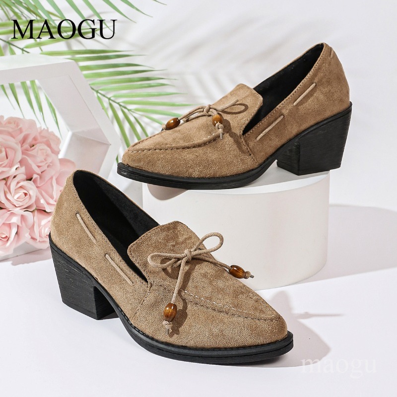7CM Heeled Women's Spring Autu - Vintage Outdoor Fashion 评论和价格