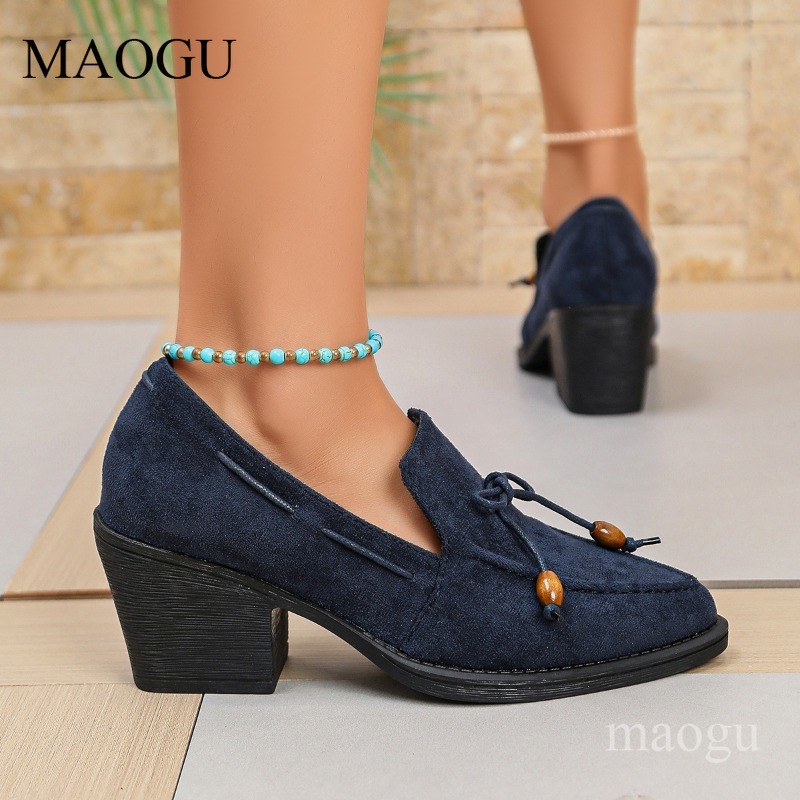 7CM Heeled Women's Spring Autu - Vintage Outdoor Fashion 评论和价格