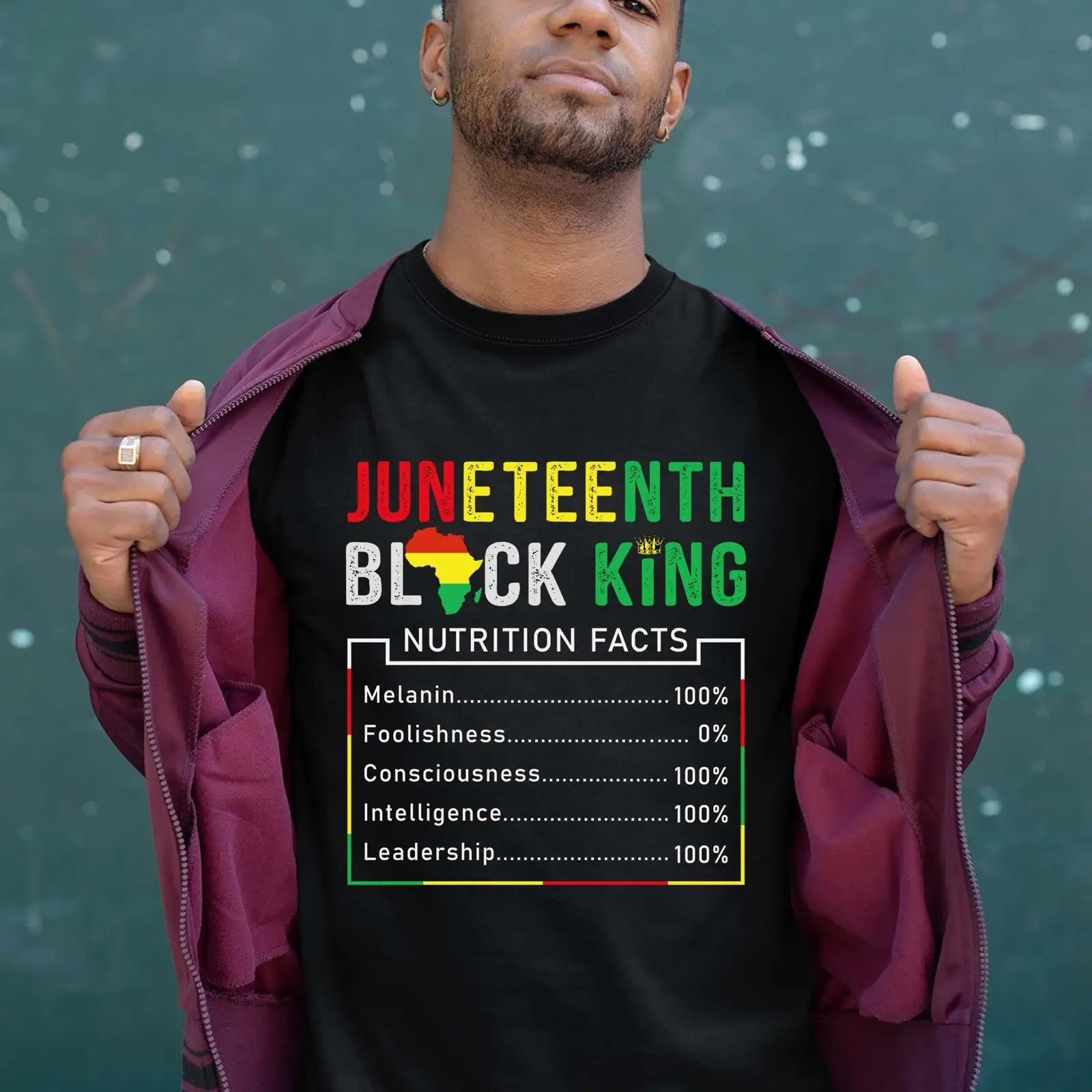 Juneteenth Black King T Shirt  - Vintage Fashion History 评论和价格