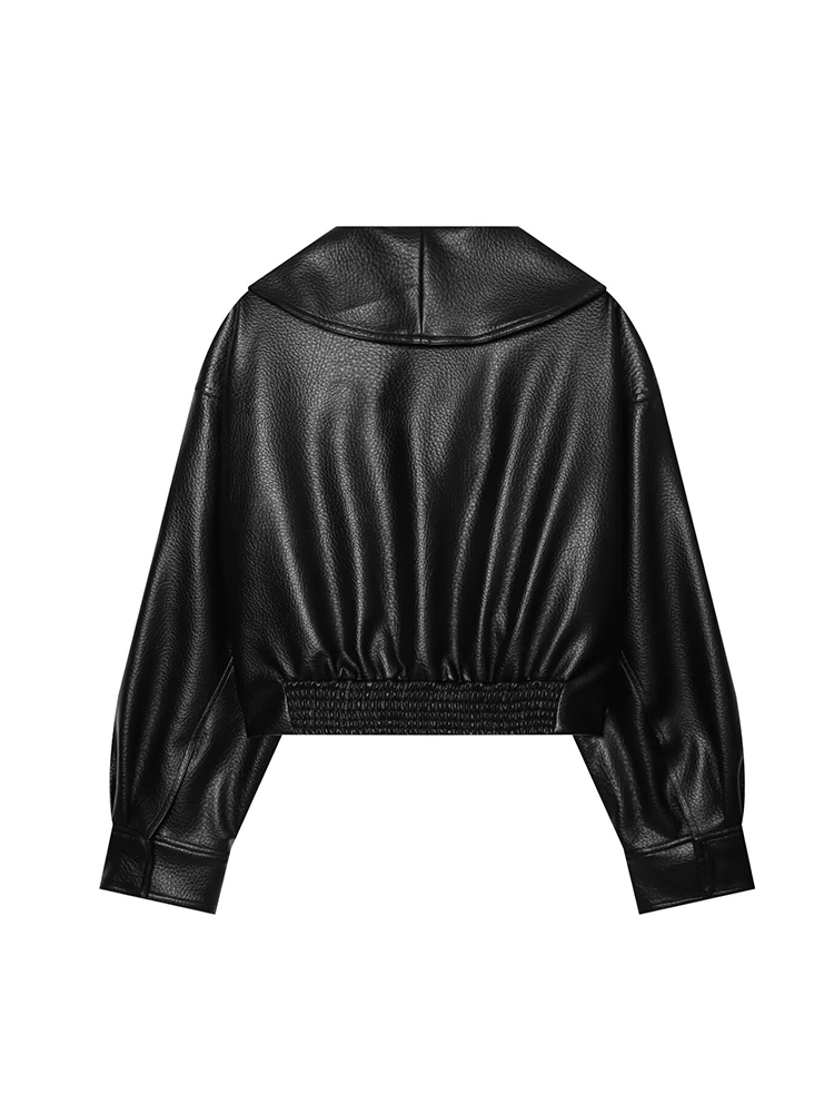 Women Short PU Leather With La - Vintage Fashion Retro Outfit 评论和价格
