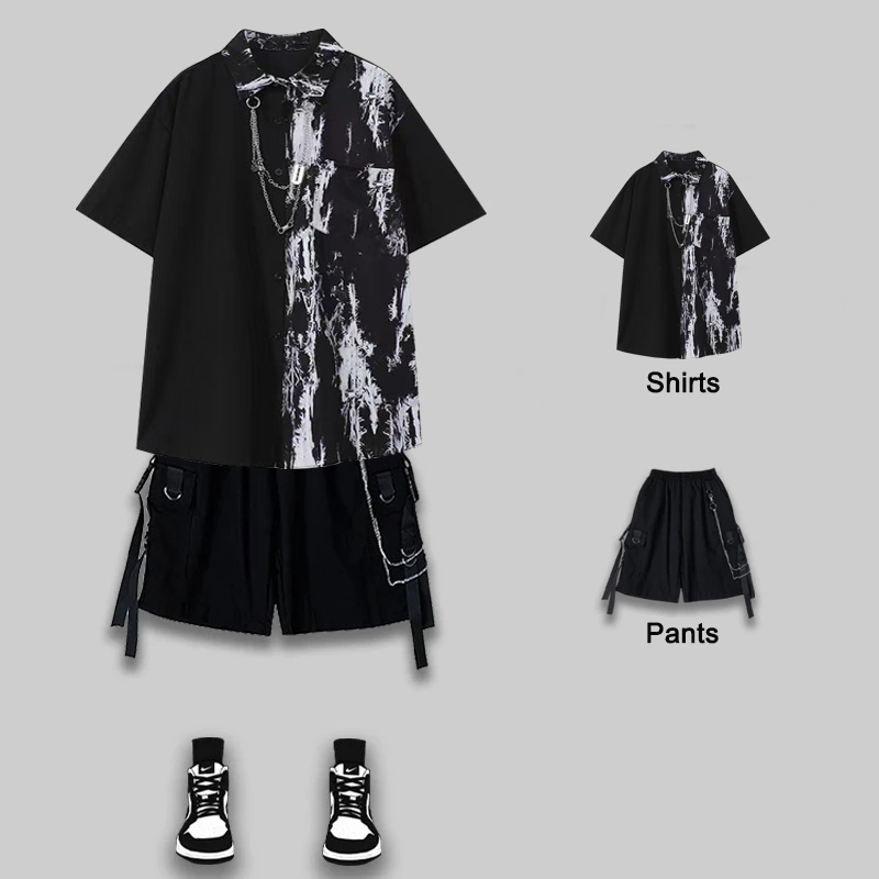 Arens Techwear Men's Summer Su - Tie Dye Shirt Vintage 评论和价格