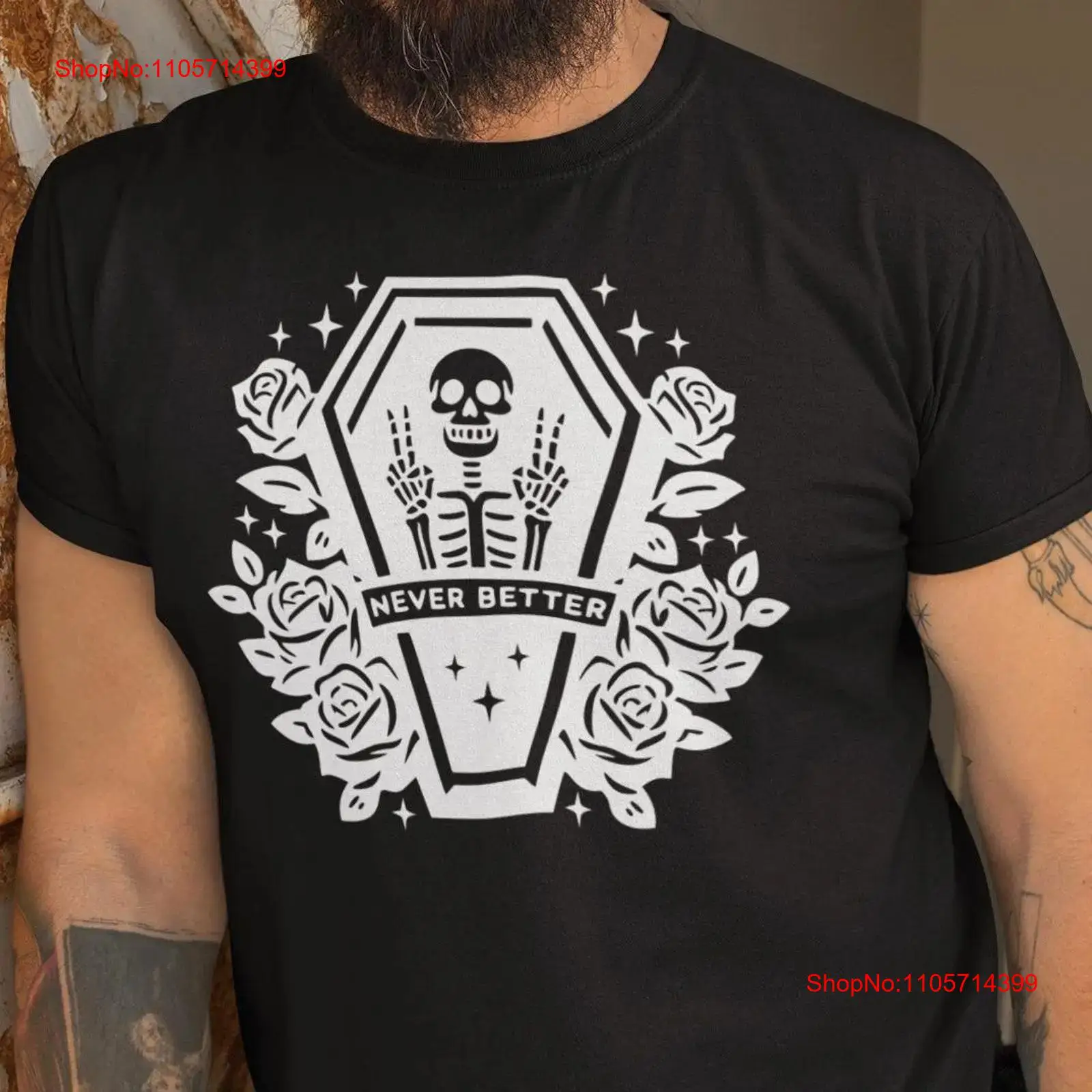 Never Better T Shirt Sarcastic - Quirky Vintage Fashion 评论和价格