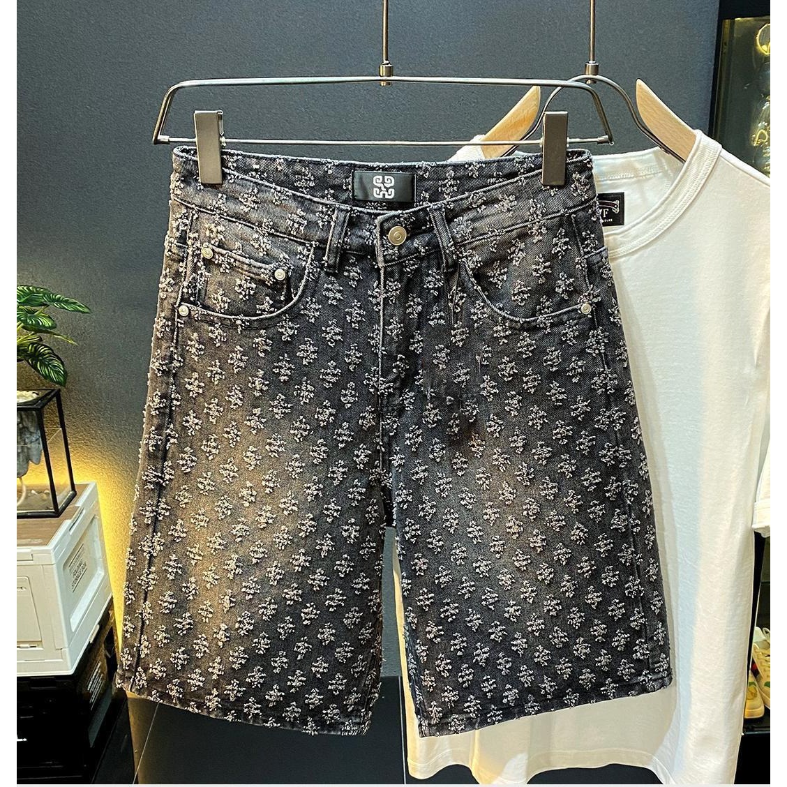 Summer High Street Denim Short - Vintage Fashion Jeans 评论和价格