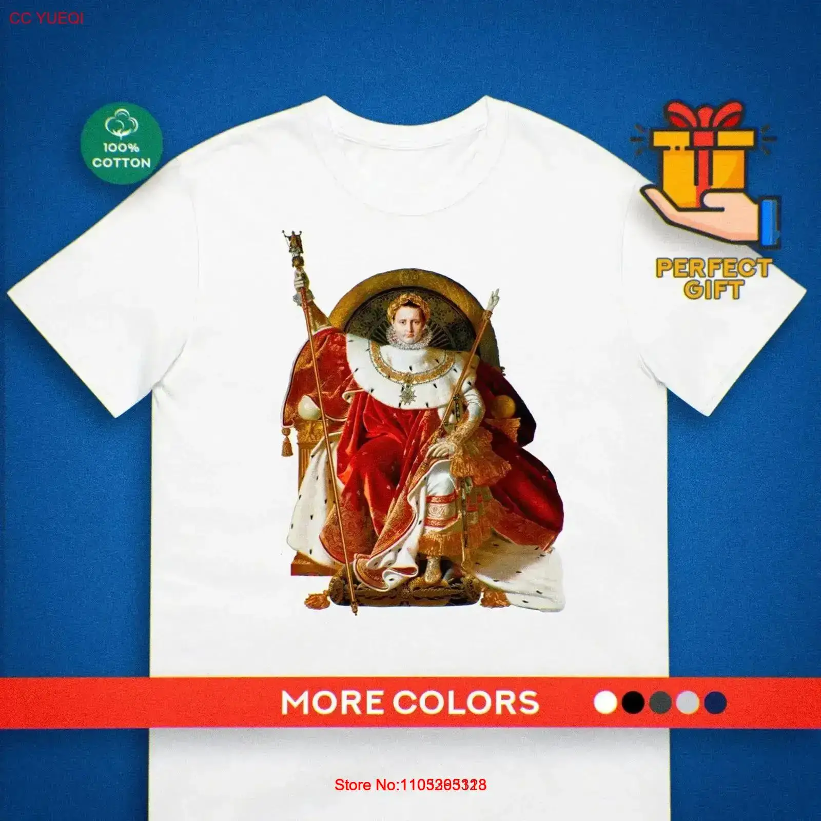Napoleon T Shirt Ingres Painti - Vintage Fashion History 评论和价格