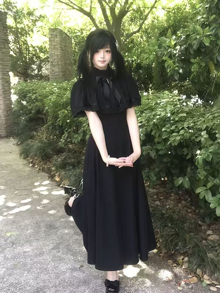 Gothic Harajuku Slim Lace Retr - Vintage Fashion Retro Outfit 评论和价格