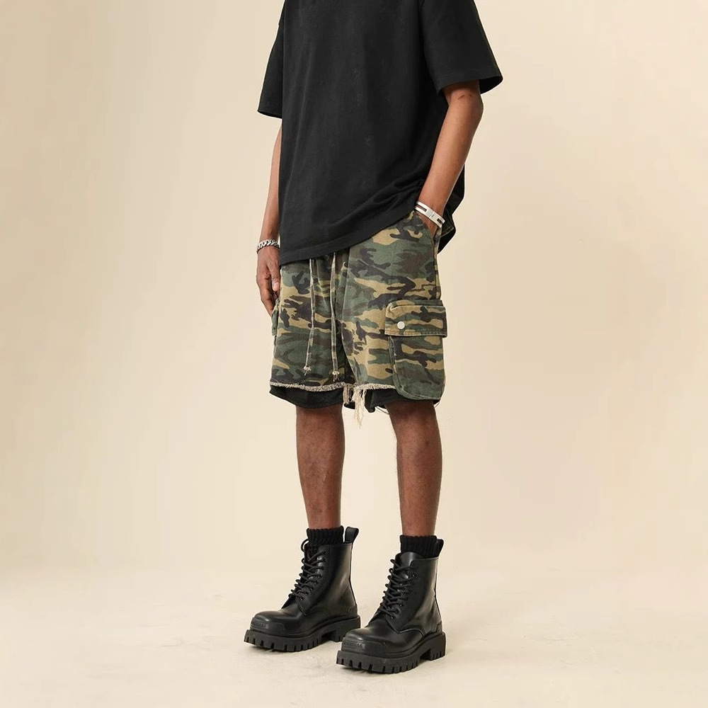 American Streetwear Raw-edge W - Vintage Fashion Jeans 评论和价格