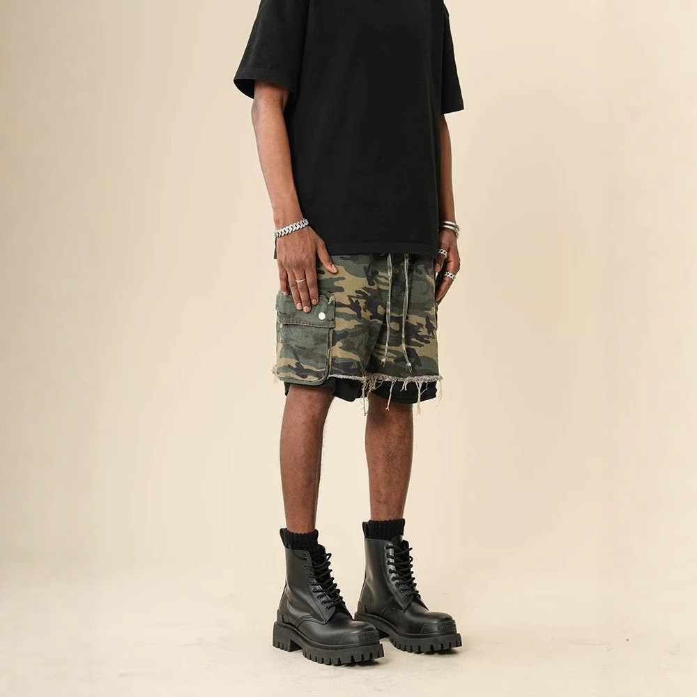 American Streetwear Raw-edge W - Vintage Fashion Jeans 评论和价格