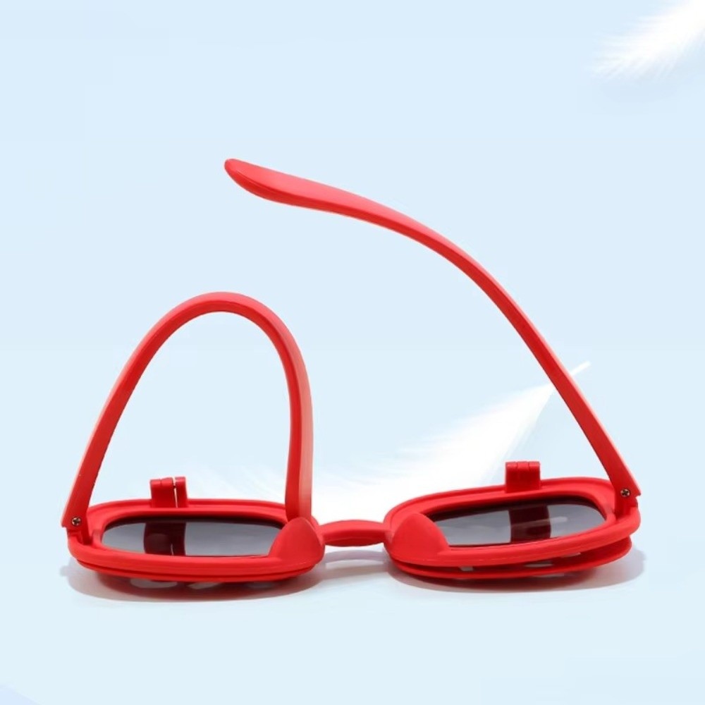 Funny Red Fortune Glasses Doub - Quirky Vintage Fashion 评论和价格