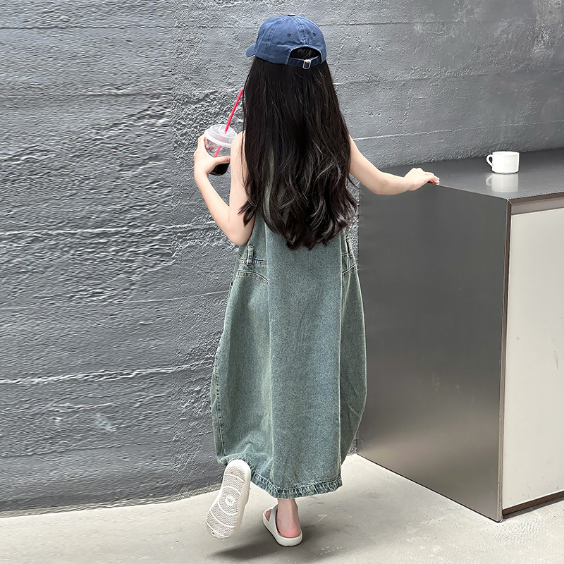Vintage Blue Children Girls Hi - Vintage Fashion Jeans 评论和价格