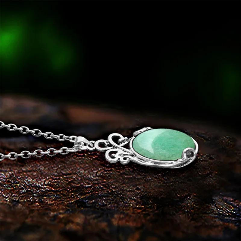 Vintage Look Natural Stone Jad - Vintage Fashion Look 评论和价格