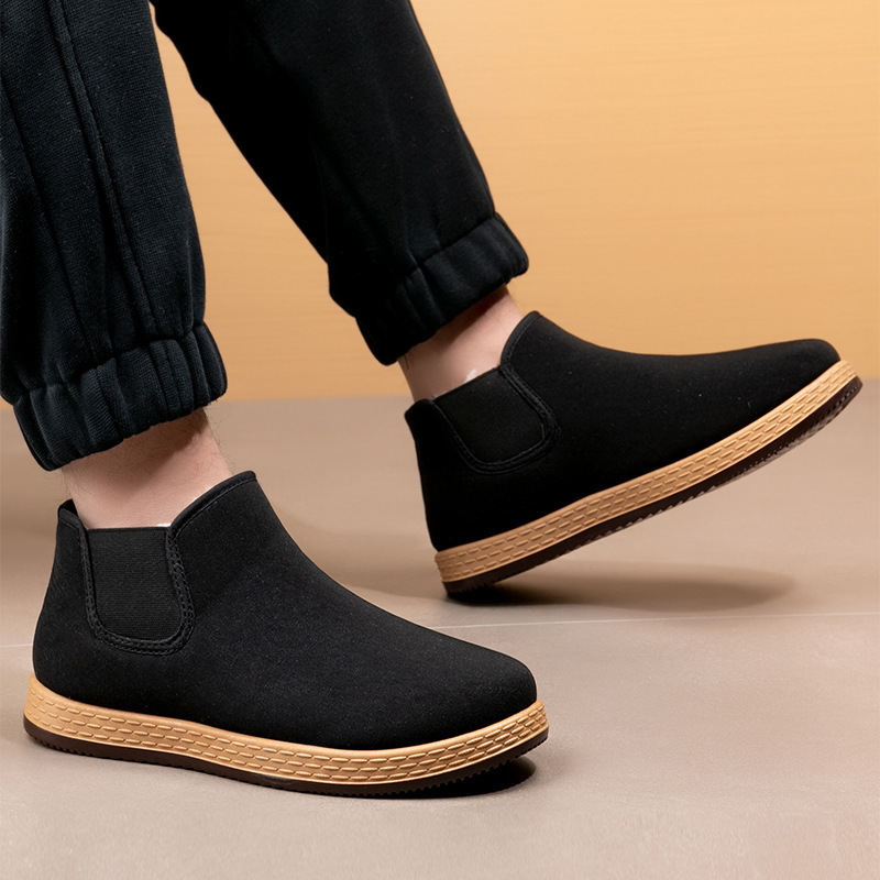 Men's Cotton Shoes Men's Winte - Vintage Fashion In 2026 评论和价格