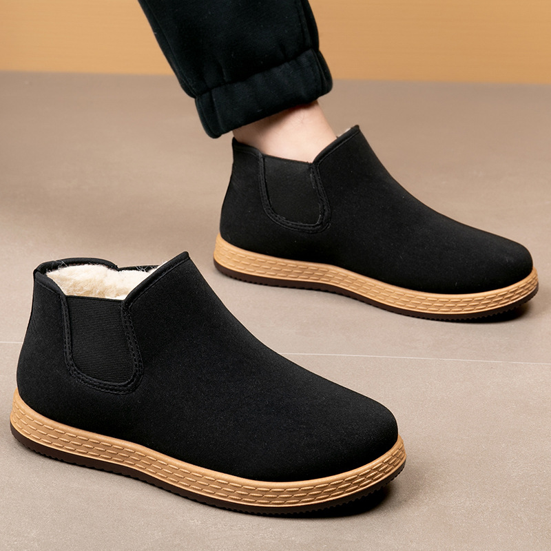 Men's Cotton Shoes Men's Winte - Vintage Fashion In 2026 评论和价格