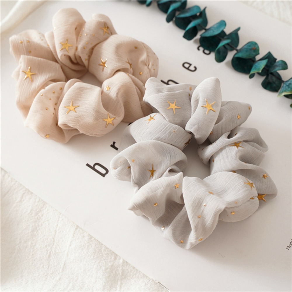 1/5pcs Print Scrunchie Dreamy  - Vintage Fashion Look 评论和价格