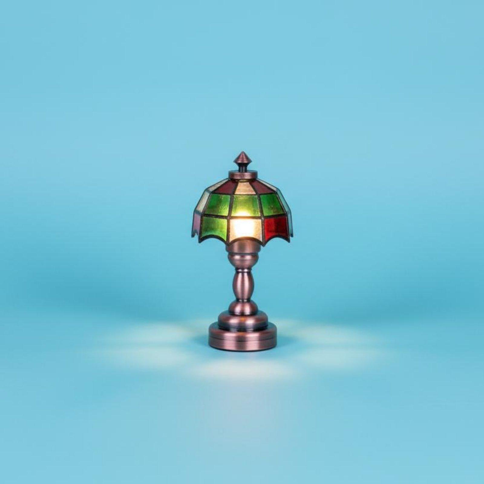Miniature Lamp Vintage Alloy G - Vintage Fashion Dolls 评论和价格
